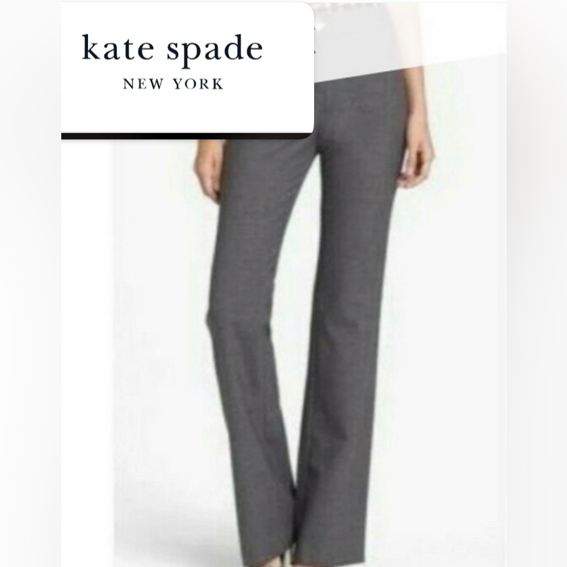 Kate Spade Flare Trouser Ali Size 14 Nwt